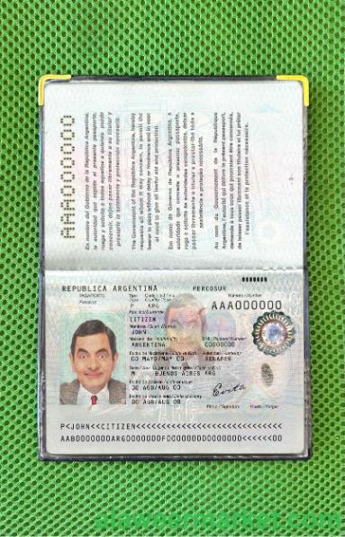 Argentina passport photo look